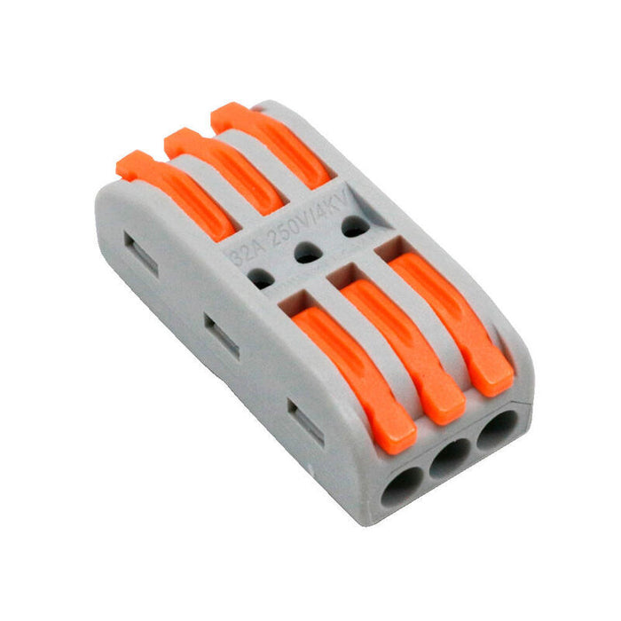 Conector De Cable 3 Entradas Y 3 Salidas Calibre Del Cable 28 ~ 12awg