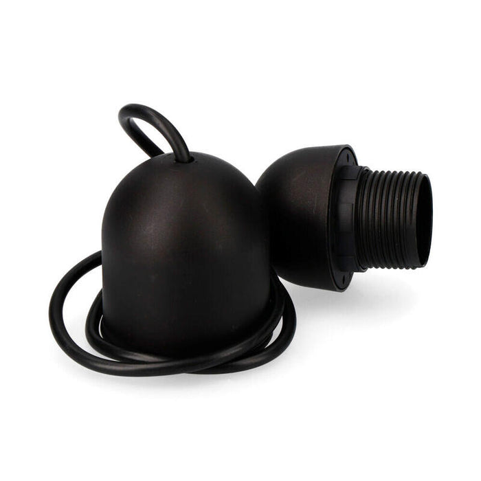 Conjunto Colgante Negro E27 Longitud 80cm