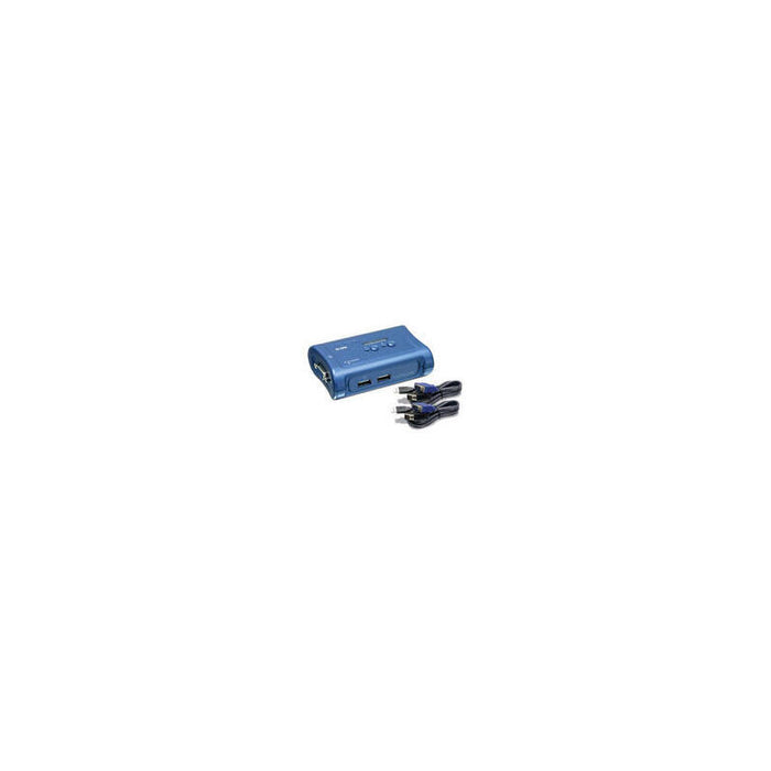 Conmutador Kvm Trendnet Tk-207k 2pc Con 1 Sólo Teclado Y Ratón