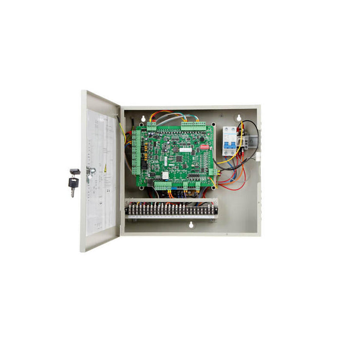 Controladora De 1 Puerta Hikvision Con Caja Y Fuente De Alimentación (Wiegand Y Rs-485)