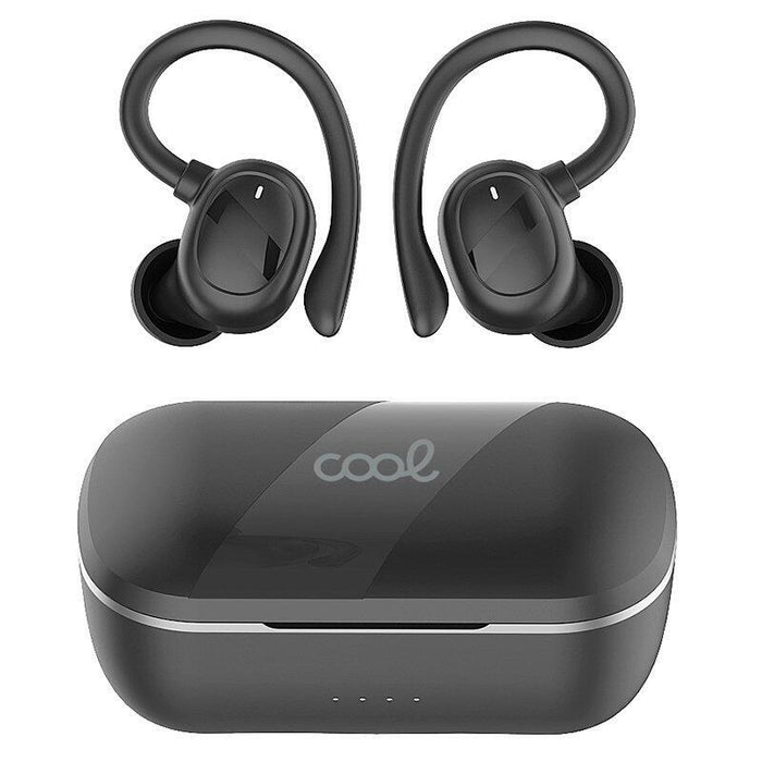 Cool Auriculares Stereo Bluetooth Earbuds Inalmbricos Fit Sport Negro
