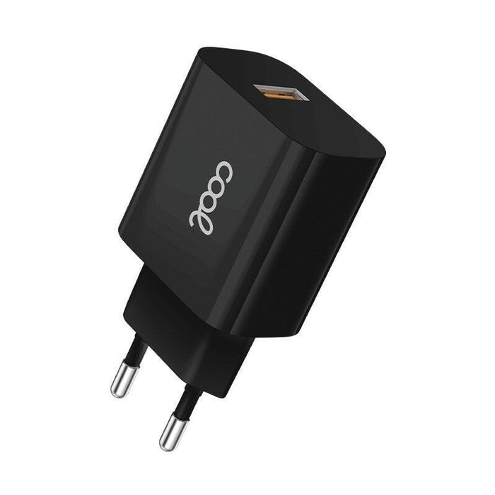 Cool Cargador Red Adaptador 1x Usb Universal (2.4 Amp) Negro