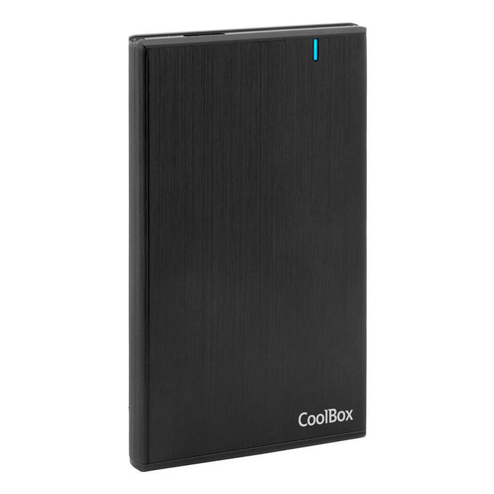 Coolbox Caja Hdd 2.5 A2540 Slimchase Usb3.2 Gen1 Aluminio Negra