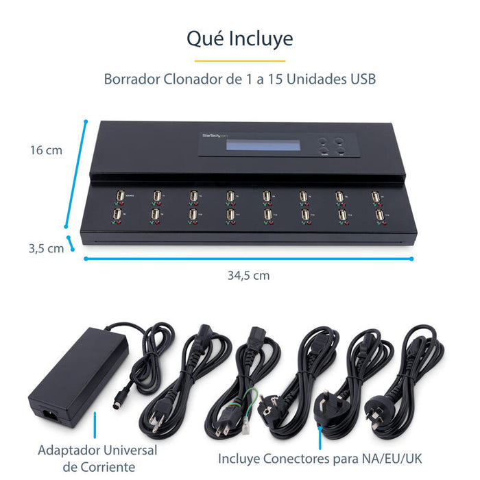 Copiador Clonador De Unidades  De Memoria Flash Usb 1:15