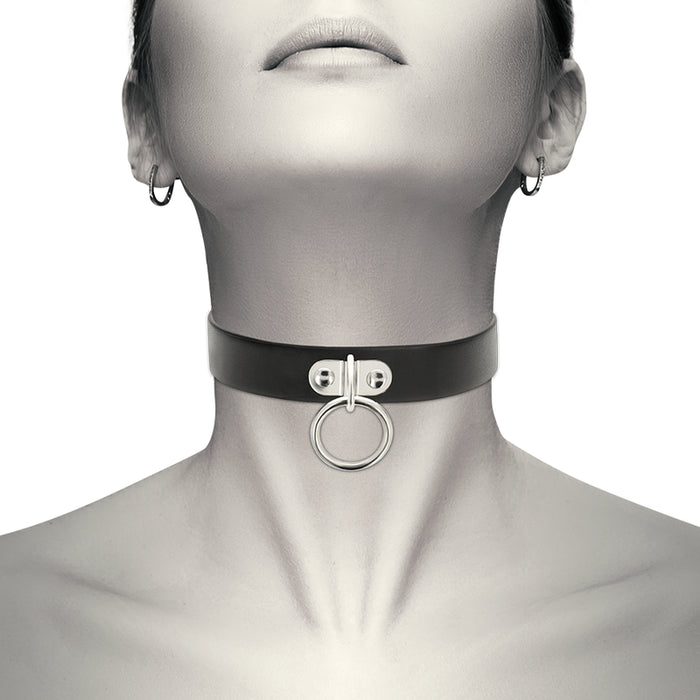 Coquette Chic Desire - Collar Cuero Vegano Accesorio Woman Fetish