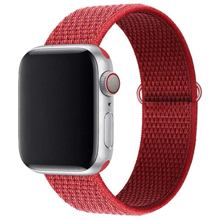 Correa De Nailon Apple Watch 42/44/45/49mm (Rojo)