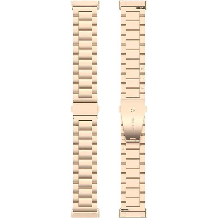 Correa Metal Eslabones Fitbit Versa 3 / Versa 4 Champán