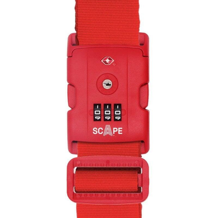 Correa Para Maleta Con Combinación Scape Travel E0121 Roja