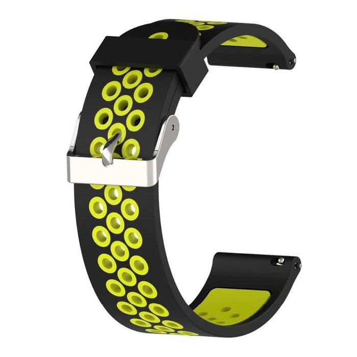 Correa Universal Silicona 20mm Para Smartwatch Xiaomi/Amazfit/Samsung/Huawei/Realme/Ticwatch (Verde)