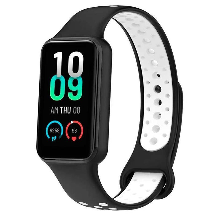 Correa Xiaomi Mi Smart Band 8 Active / Redmi Smart Band 2 Dual Color Negro+Blanco