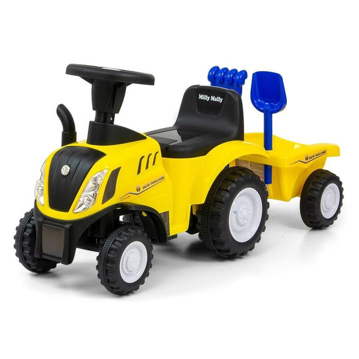 Correpasillos Vehículo New Holland T7 Tractor Amarillo