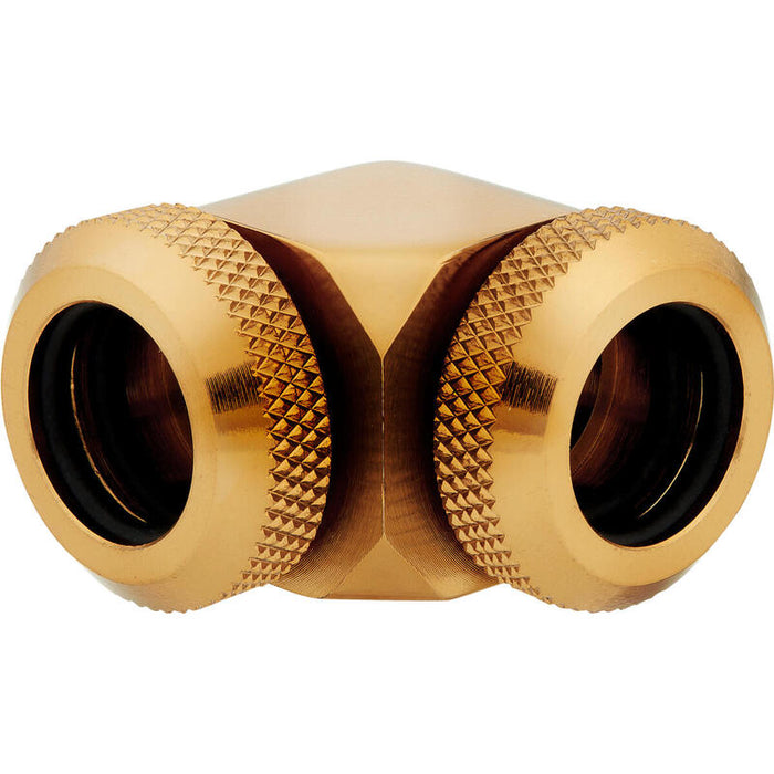 Corsair Hydro X Series Xf Hardline 90° 12mm Od Pack De 2 Dorado