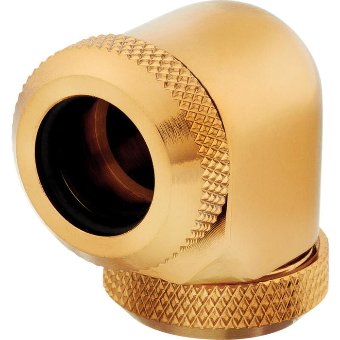 Corsair Hydro X Series Xf Hardline 90° 12mm Od Pack De 2 Dorado