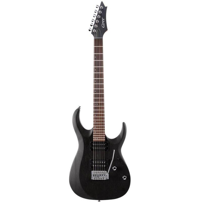Cort X100 Open Pore Black - Guitarra Eléctrica
