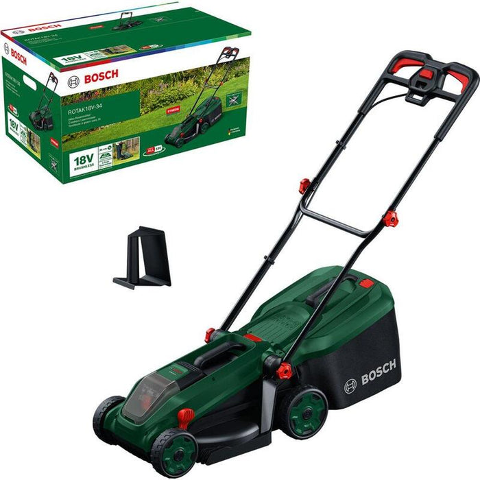 Cortadora De Césped Inalámbrica Bosch Rotak 18v-34 Solo 06008b9n01