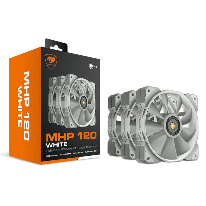 Cougar Ventilador Mhp 120 White Pack 3