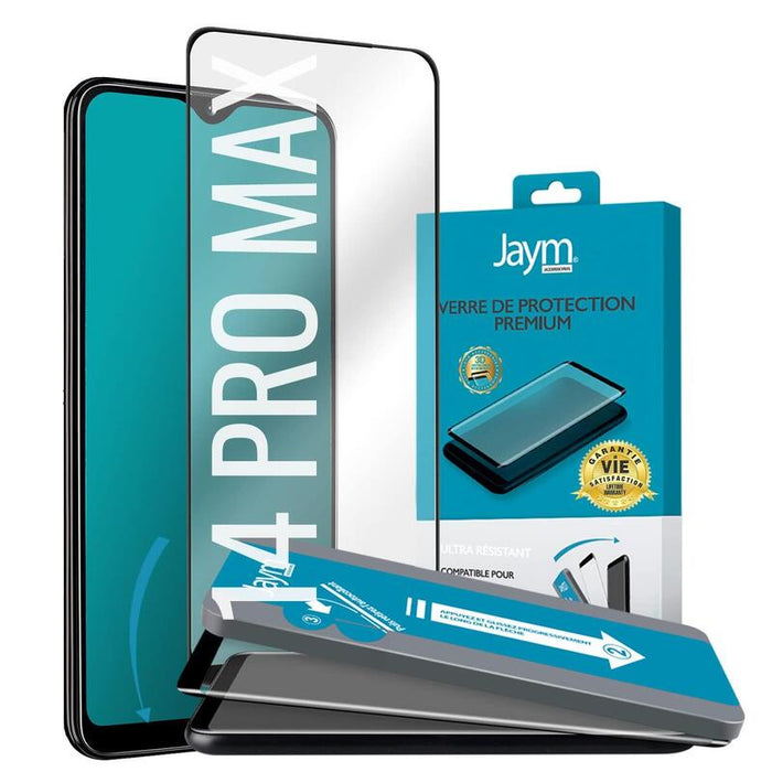 Cristal Templado Premium 3d Con Aplicador Para Apple Iphone 14 Pro Max - Jaym® **