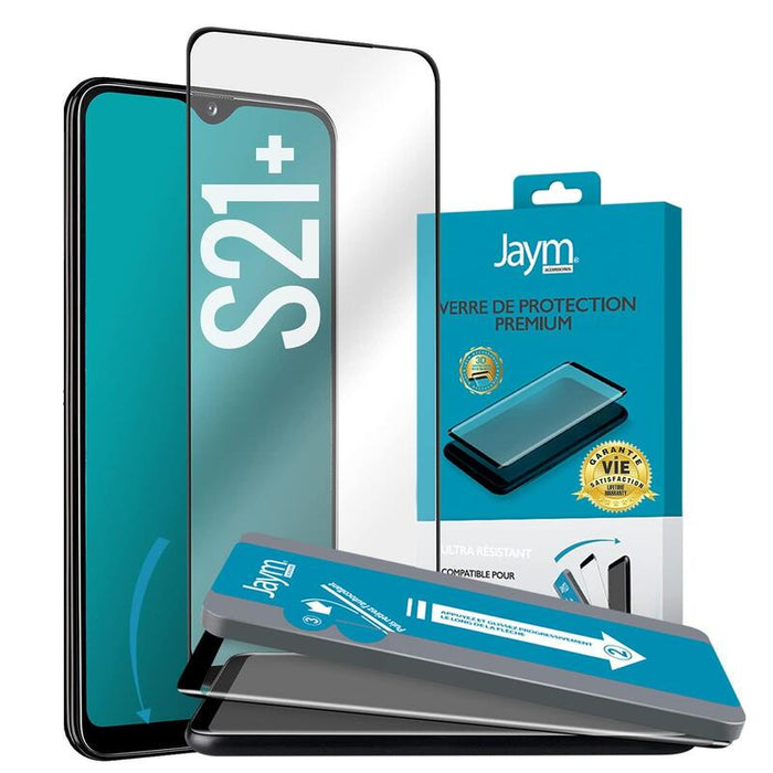 Cristal Templado Premium 3d Con Aplicador Para Samsung Galaxy S21 Plus *Sonic Sensor* - Jaym®**