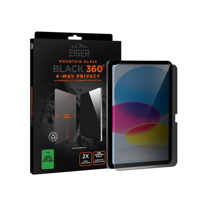 Cristal Templado Premium Asahi 2.5d Privacy 360° Para Apple Ipad 10.9 (2023) / 11 (2025) - Eiger®