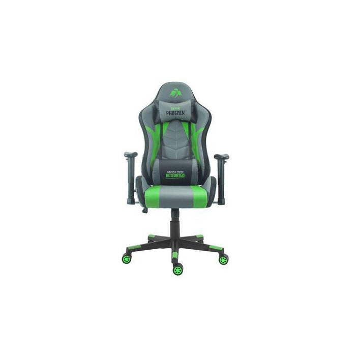 Cromad Silla Gaming Premium - Base De 350mm - Piston De Gas Clase 2 - Altura Regulable - Ruedas De Nailon De 60mm -