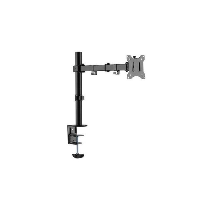 Cromad Soporte De Mesa Con Brazo Articulado Para Monitor De 13"-32" - Giratorio, Inclinable Y Extensible - Gestion De Cables - Peso Max 8kg - Vesa 100x100mm