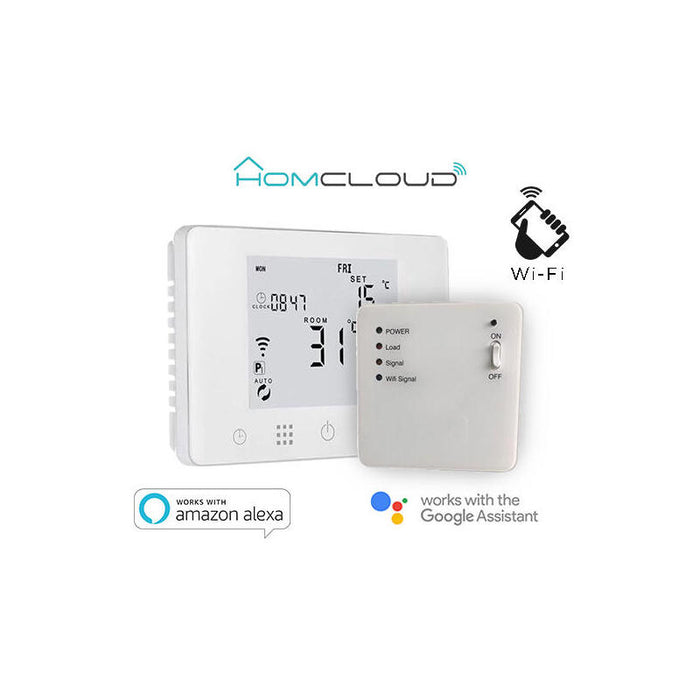 Cronotermostato Digital Wi-Fi De Homcloud Con Receptor De Rf