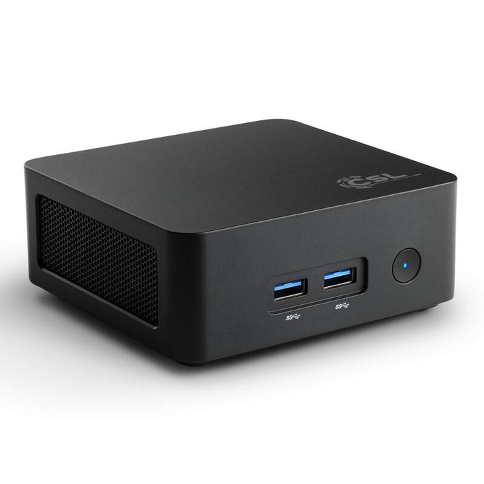 Csl Narrow Box Negro Mini Pc Intel® Processor N150, 32gb Ddr4 Ram, 1000gb M.2 Nvme Ssd, Intel Uhd Gráficos, Windows 11 Home