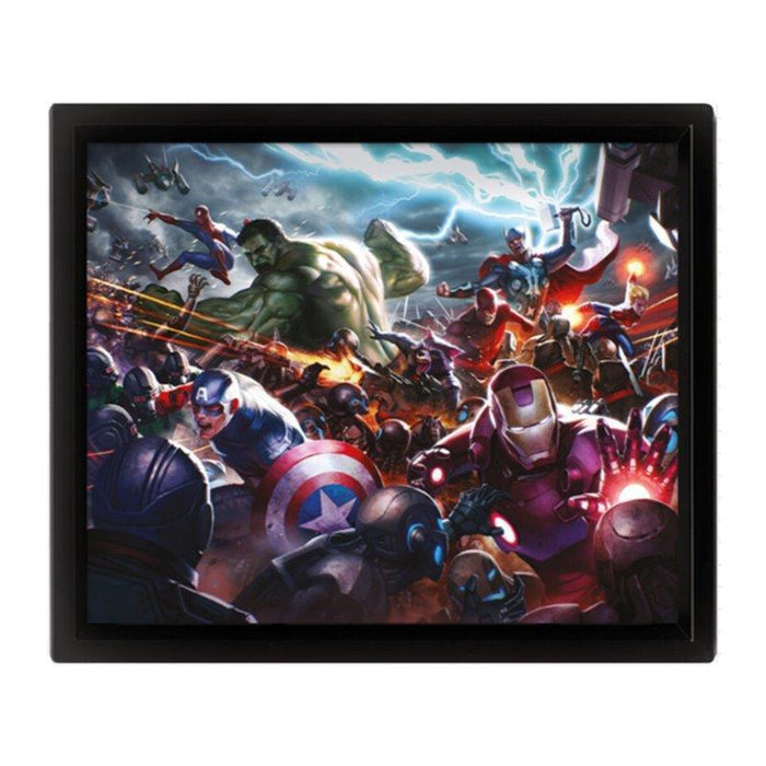 Cuadro 3d Marvel - La Lucha Del Futuro