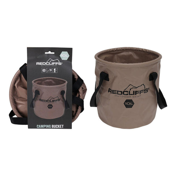 Cubo De Camping Plegable De 10 Litros