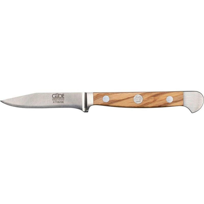 Cuchillo Para Verduras Güde Alpha 8 Cm Madera De Olivo