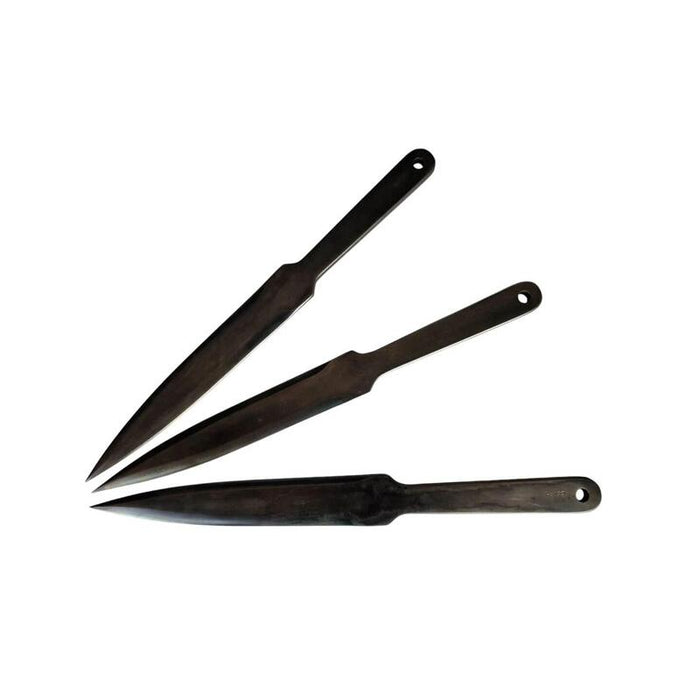 Cuchillos Deportivos Kal22 Lider 3pcs Negro