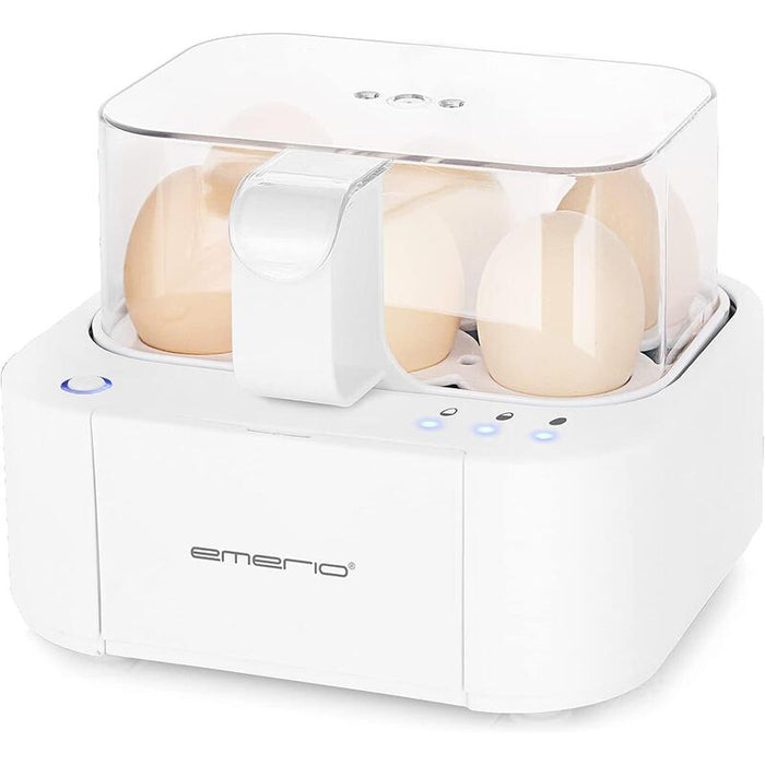 Cuecehuevos Emerio, 6 Huevos, Claro Indicación En Idioma Alemán, Blanco