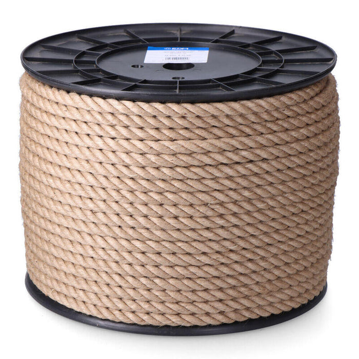 Cuerda Yute Natural 3 Cabos Calibre 10 Mm X 150 M