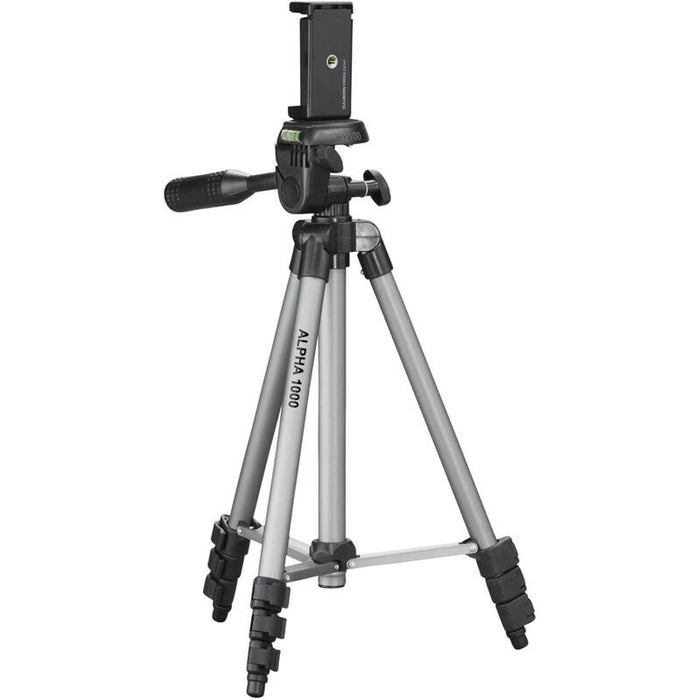 Cullmann - 52102 - Trípode Movil Alpha 1000 Con Soporte Para Smartphone
