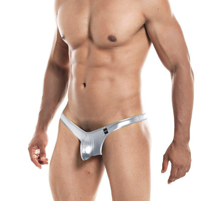 Cut4men - Tanga Con Push Up Plateado S