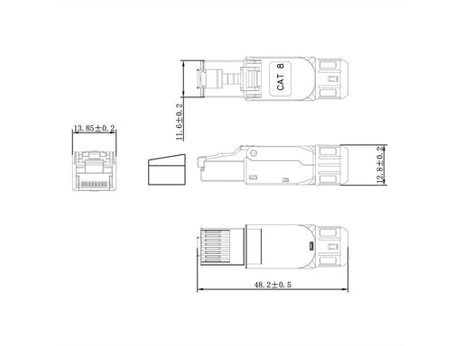 EAN 7630049627567 - VALUE 21.99.1804 conector RJ-45 Plata imagen 2