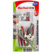 EAN 4048962405415 - Fischer 557916 tornillo de anclaje y taco 6 pieza(s) Juego de enchufes de pared y tornillos 30 mm imagen 1