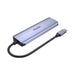 EAN 4894160048042 - UNITEK uHUB Q4 USB 3.2 Gen 1 (3.1 Gen 1) Type-C 5000 Mbit/s Gris imagen 2