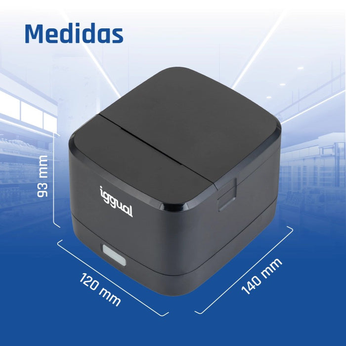 EAN 8435364318836 - iggual TP Easy 58 203 x 203 DPI Alámbrico Transferencia térmica Impresora de recibos imagen 21