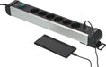 EAN 4007123694570 - Brennenstuhl 1391030611 base múltiple 3 m 6 salidas AC Interior Negro, Plata imagen 4