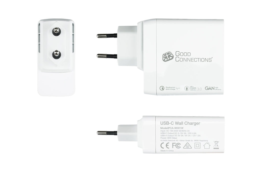 EAN 4014619553174 - Alcasa PCA-W001W cargador de dispositivo móvil Universal Blanco Corriente alterna Carga rápida Interior imagen 3