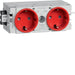 EAN 4012740851138 - Hager GS20003020 toma de corriente Tipo F Gris, Rojo imagen 1