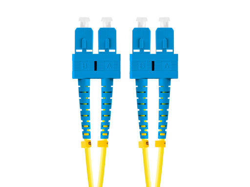 EAN 5901969430981 - Lanberg FO-SUSU-SD11-0050-YE Cable de fibra óptica e InfiniBand 5 m SC imagen 1