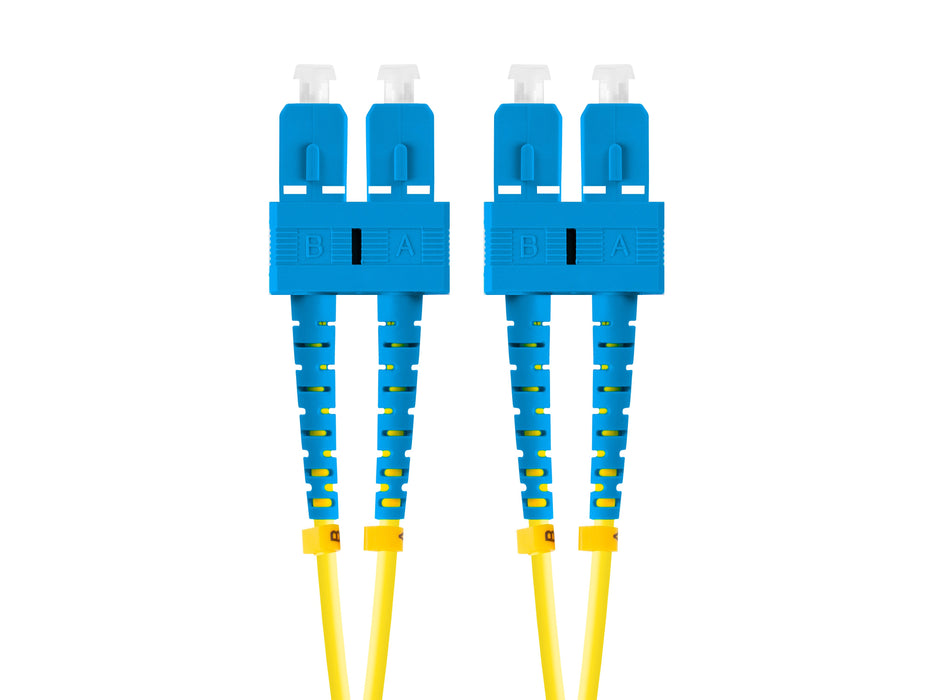 EAN 5901969430981 - Lanberg FO-SUSU-SD11-0050-YE Cable de fibra óptica e InfiniBand 5 m SC imagen 1