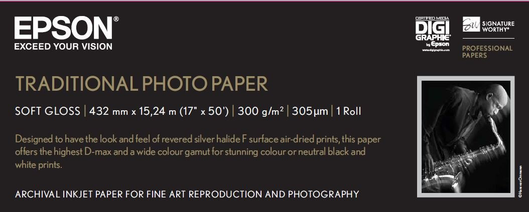 EAN 8715946394626 - Epson Traditional Photo Paper imagen 1