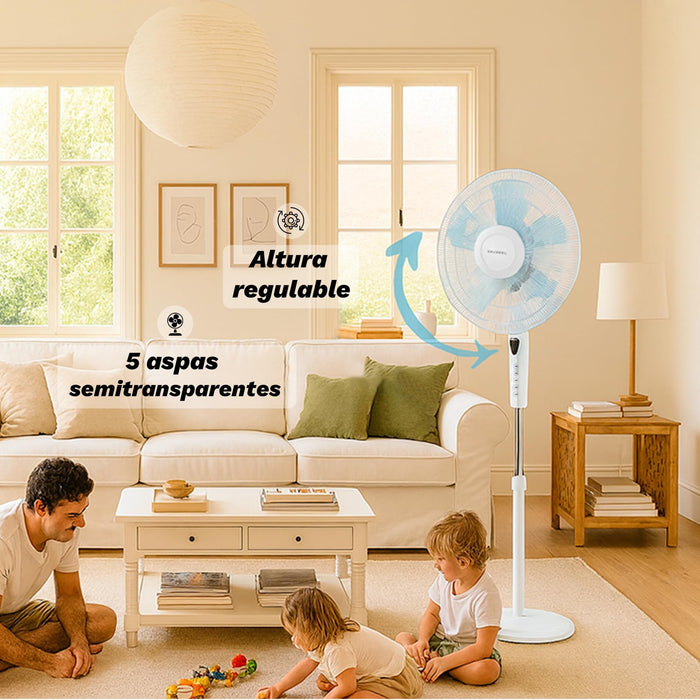 EAN 8426156012803 - Grunkel FAN-B16ECOTIMER ventilador Blanco imagen 7