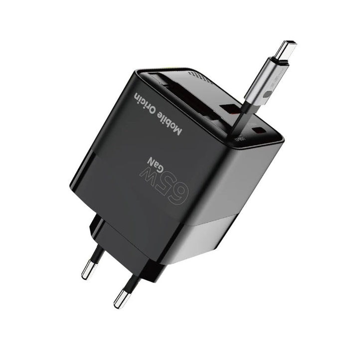 EAN 8594215995463 - Mobile Origin MO-65WDCH-PW2 cargador de dispositivo móvil Universal Negro Corriente alterna Carga rápida  imagen 4