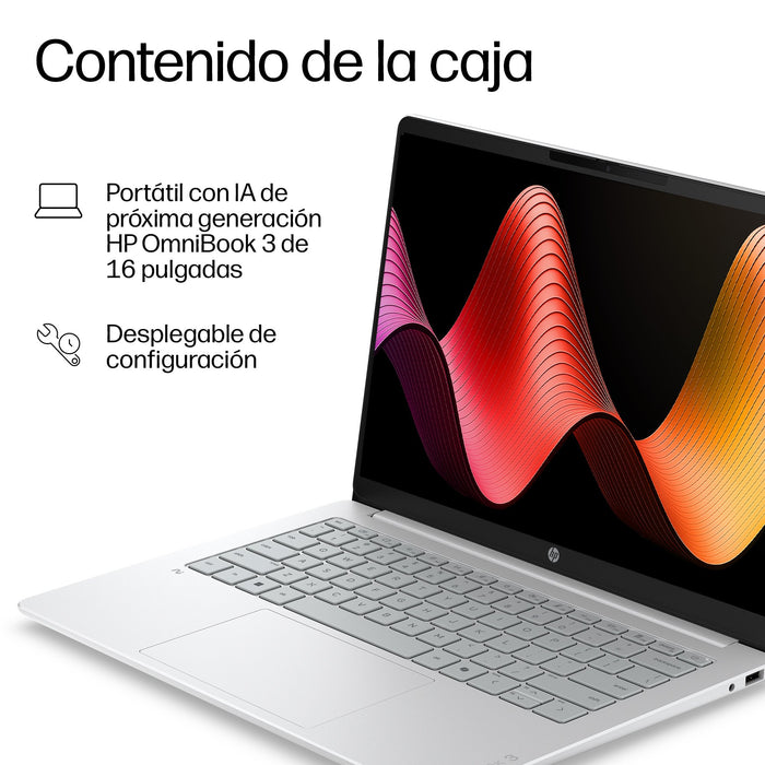 EAN 199896514293 - HP OmniBook 3 Laptop Next Gen AI 16-bs0012ns Copilot+ PC Intel Core Ultra 7 Portátil 40,6 cm (16") 2K 24 G imagen 6