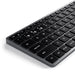 EAN 0879961009038 - Satechi Slim X1 teclado Oficina Bluetooth QWERTY Inglés Negro, Gris imagen 4