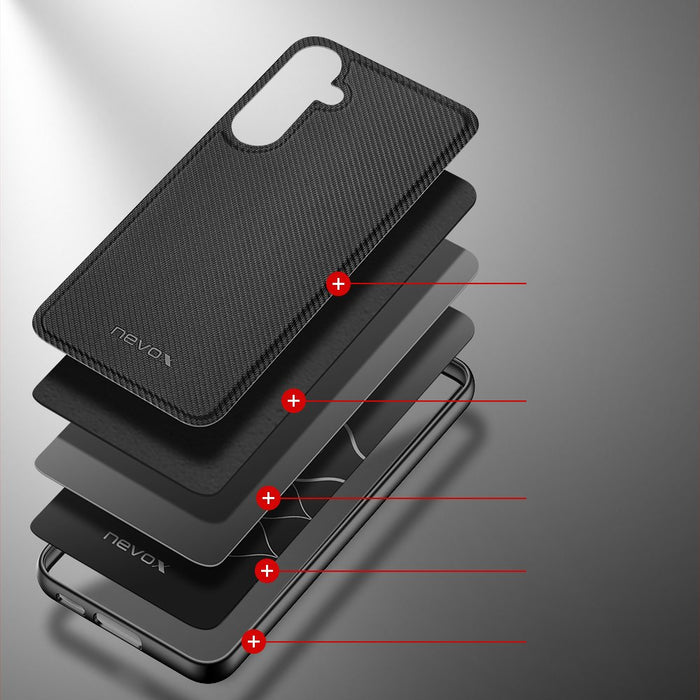 EAN 4250686413366 - nevox 2336 funda para teléfono móvil 16,8 cm (6.6") Negro imagen 4